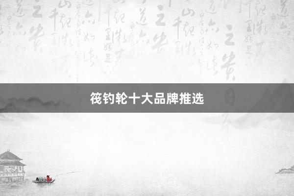 筏钓轮十大品牌推选